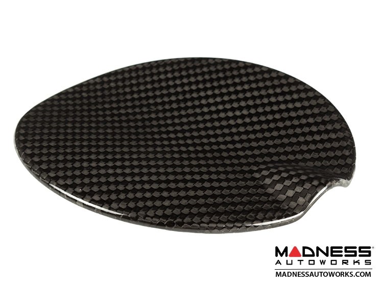 FIAT 500 Fuel Door Carbon Fiber EU Model